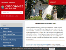 Tablet Screenshot of chynice.cz